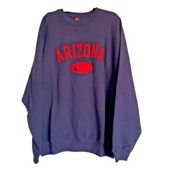 Vintage Y2K Nike Sz XL Arizona Wildcats Crewneck‎ Sweatshirt Collegiate - Picture 1 of 9